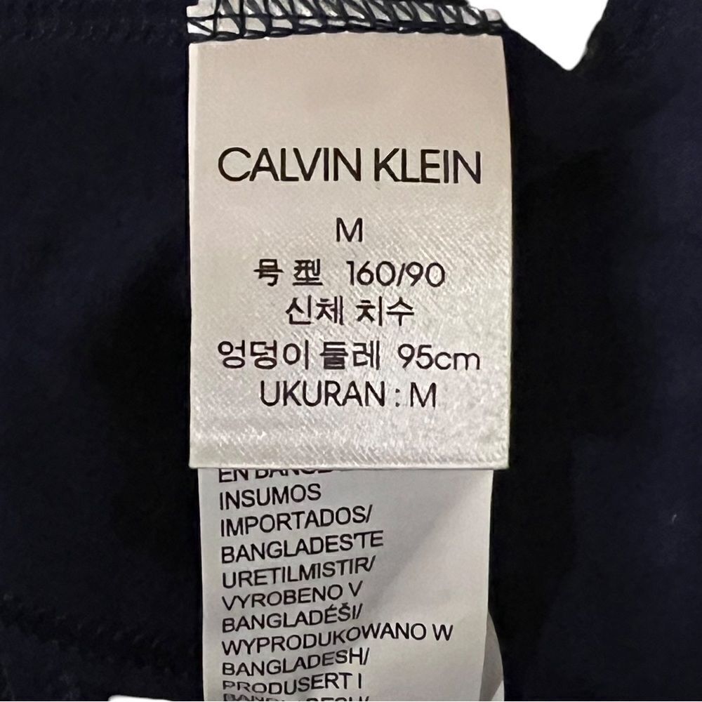 Calvin Klein Womens Navy Cotton Form Thong Underwear QD3643 Medium NWT - Picture 5 of 9